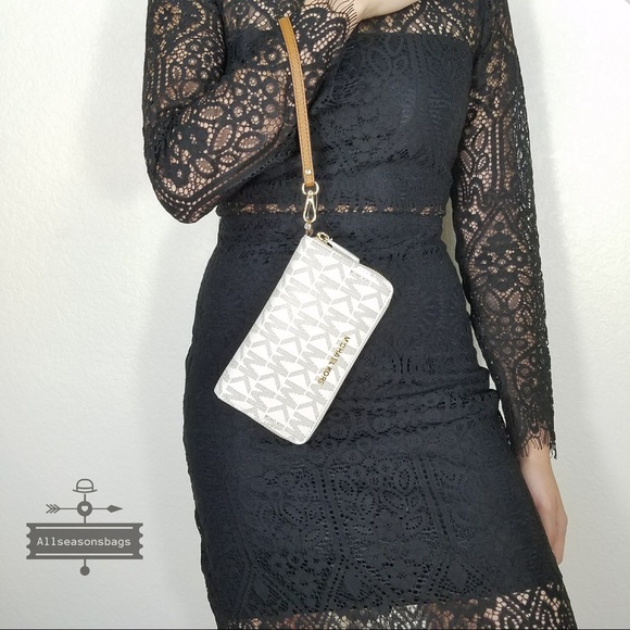 Nwt Michael Kors Large Jet st travel phone case - Picture 3 of 6